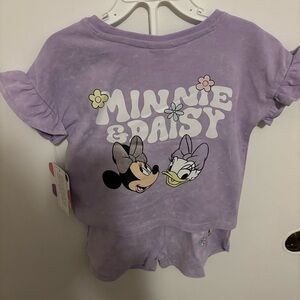Disney Purple Minnie & Daisy Kids Matching Set